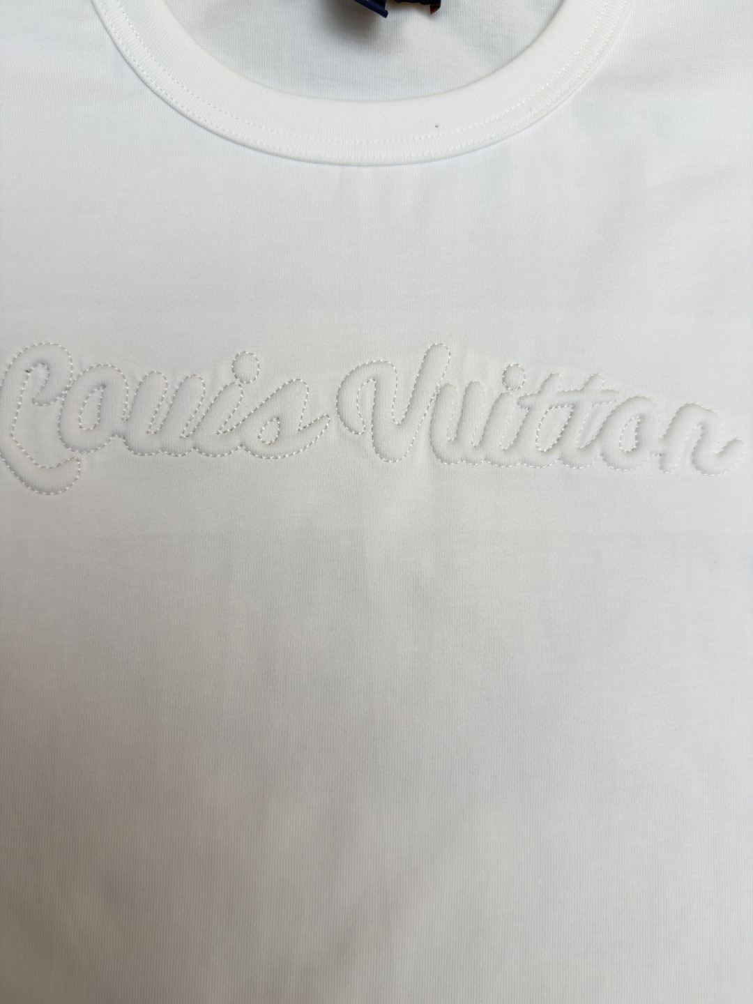LOUIS VUITTON 路易威登 LV 立体浪花圆领短袖 T恤 夏季 白色 A0