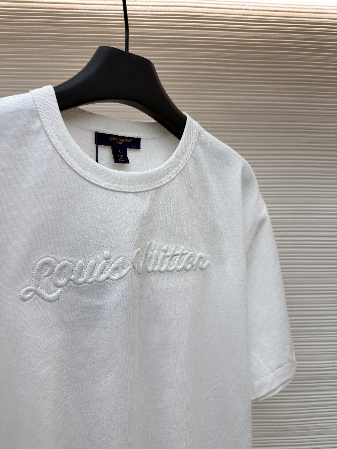 LOUIS VUITTON 路易威登 LV 立体浪花圆领短袖 T恤 夏季 白色 A0