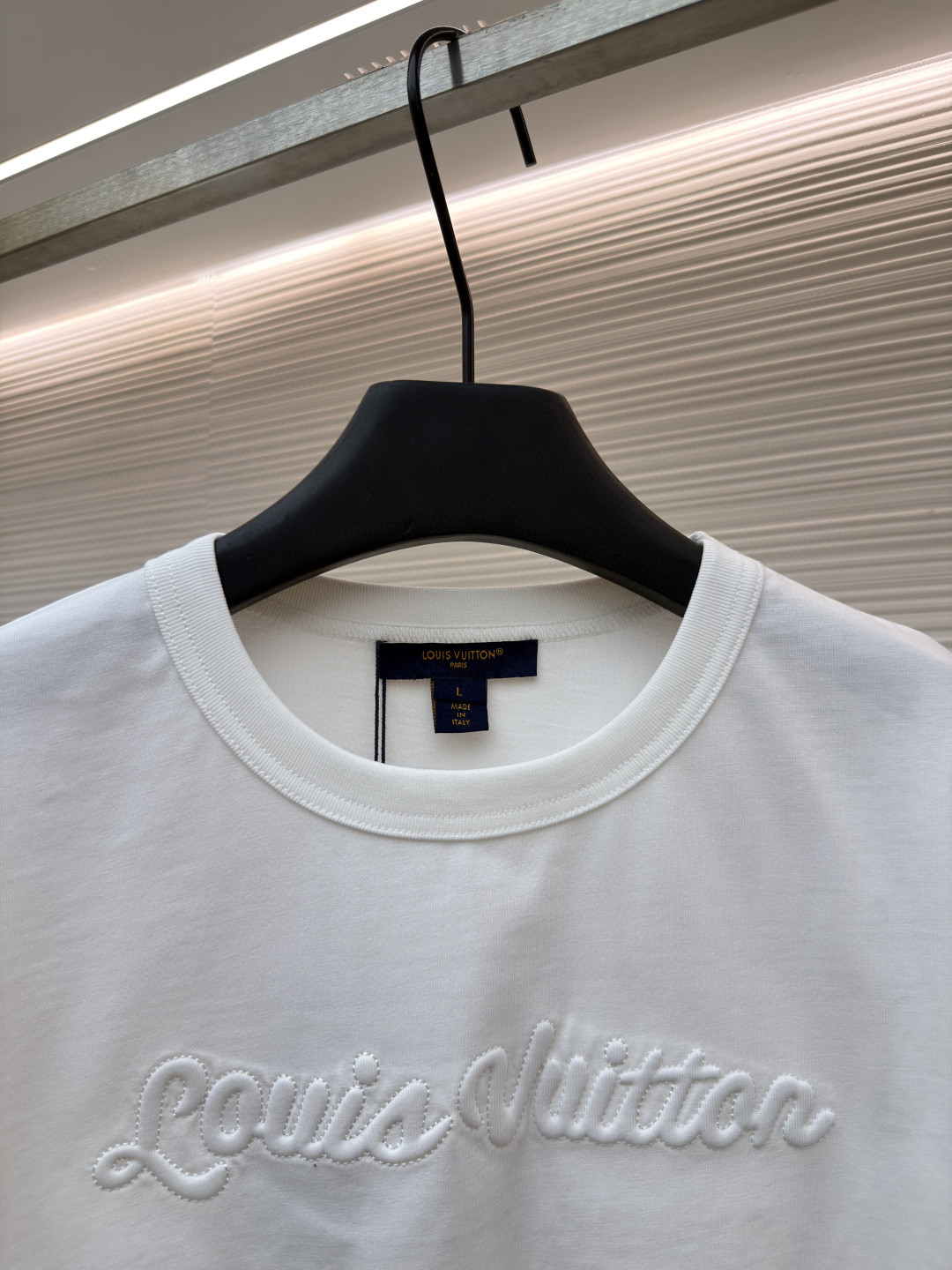 LOUIS VUITTON 路易威登 LV 立体浪花圆领短袖 T恤 夏季 白色 A0