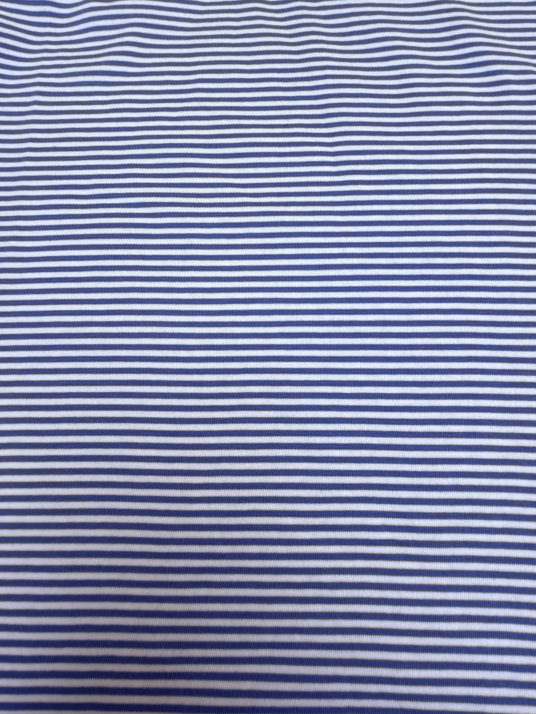 PRADA 普拉达 撞色条纹棉质背心 短袖 T恤 女款 夏季 蓝色 A0 39659-186H-F0X36-S-OOO