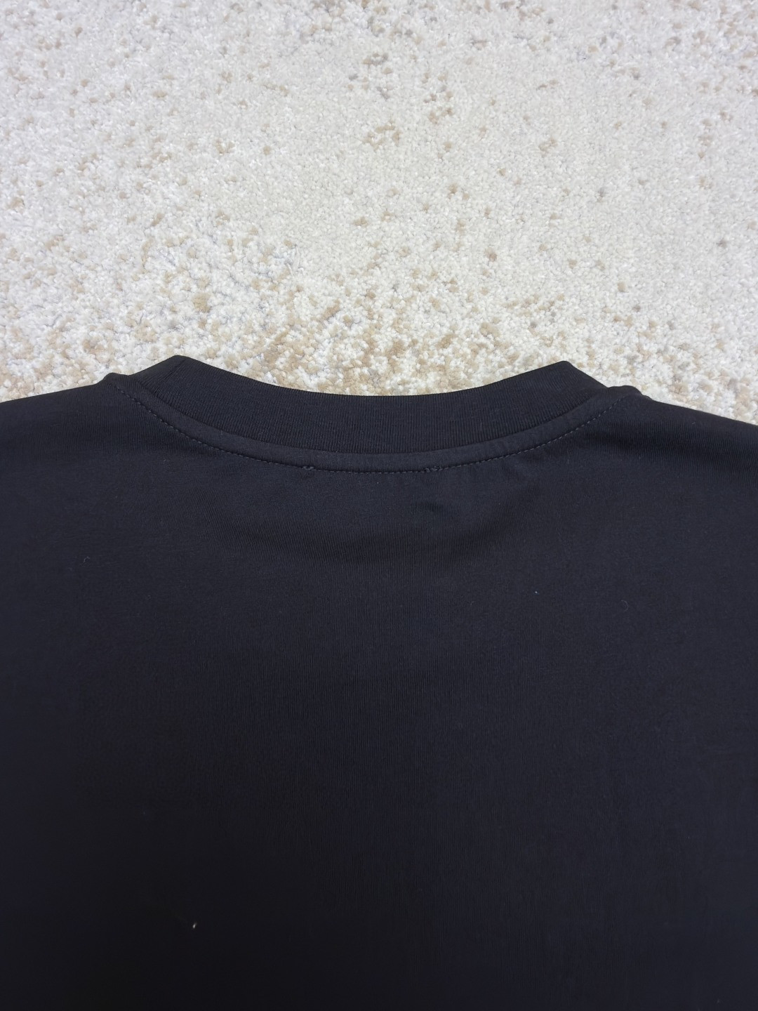 PRADA 普拉达 校徽绣花圆领短袖 T恤 白色 蓝色 黑色 A0