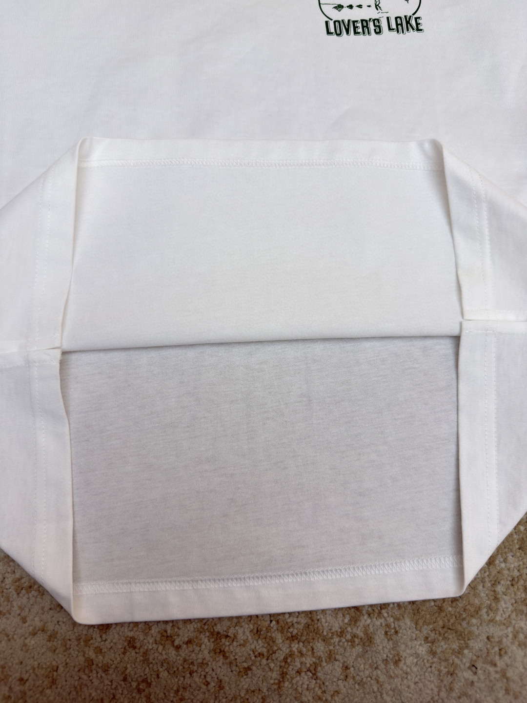 PRADA 普拉达 湖畔印花圆领短袖 T恤 白色 A0 UJN972-186A-F073K-S-OOO