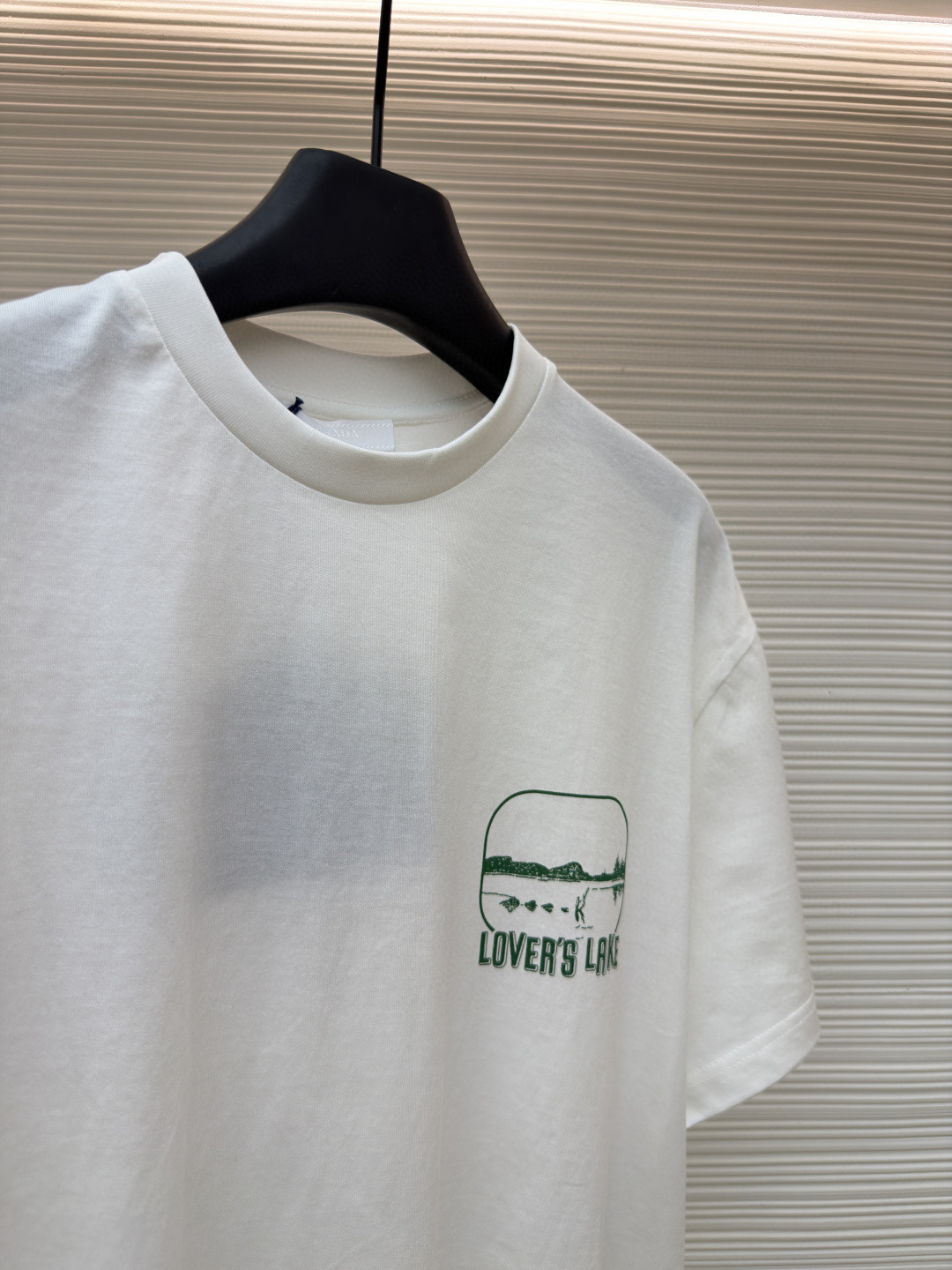 PRADA 普拉达 湖畔印花圆领短袖 T恤 白色 A0 UJN972-186A-F073K-S-OOO