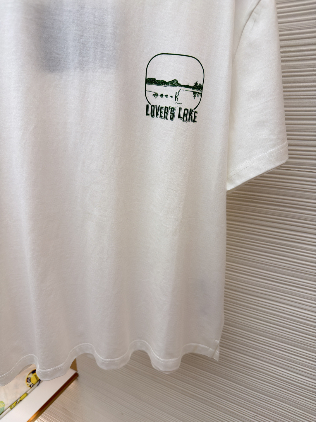 PRADA 普拉达 湖畔印花圆领短袖 T恤 白色 A0 UJN972-186A-F073K-S-OOO