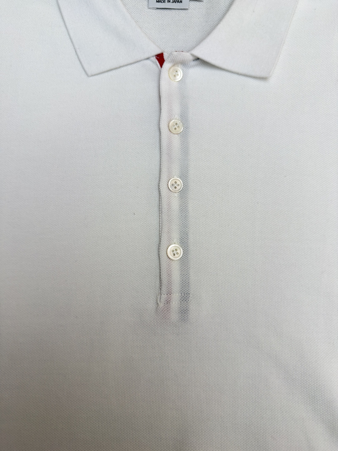 THOM BROWNE 珠地棉针织Polo衫 短袖 T恤 黑色 藏蓝色 灰色 白色 A5 