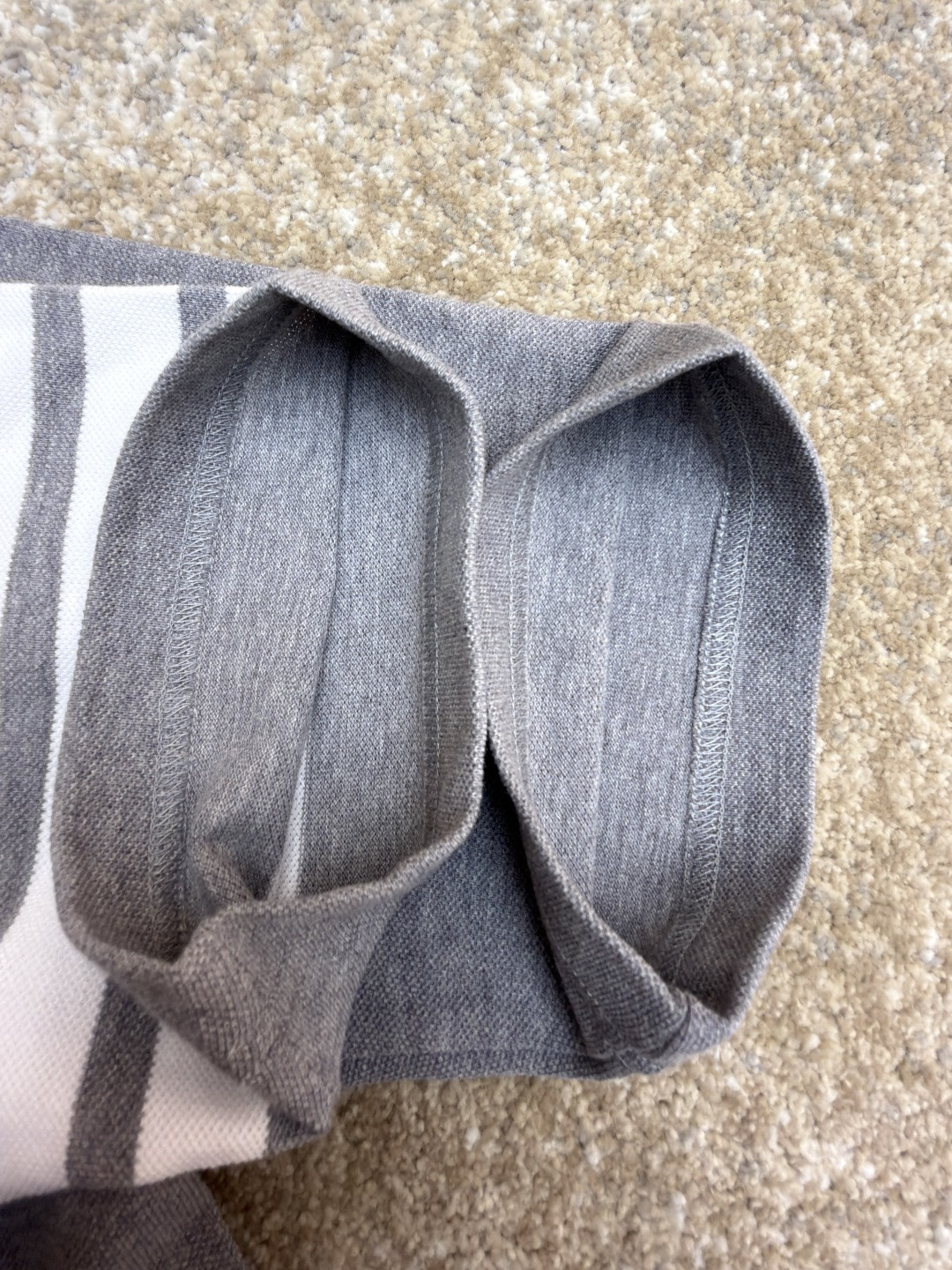 THOM BROWNE 珠地棉针织Polo衫 短袖 T恤 黑色 藏蓝色 灰色 白色 A5 