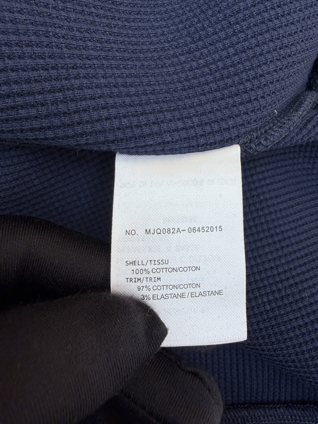 THOM BROWNE 华夫格针织Polo衫 短袖 T恤 深灰色 藏蓝色 灰色 B0 