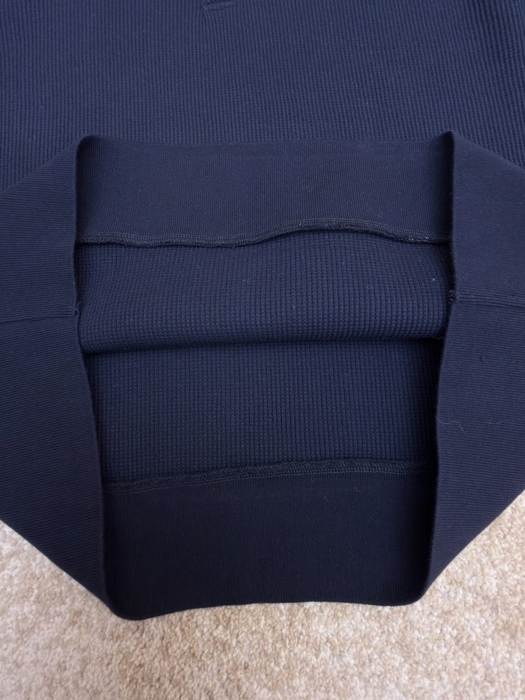 THOM BROWNE 华夫格针织Polo衫 短袖 T恤 深灰色 藏蓝色 灰色 B0 