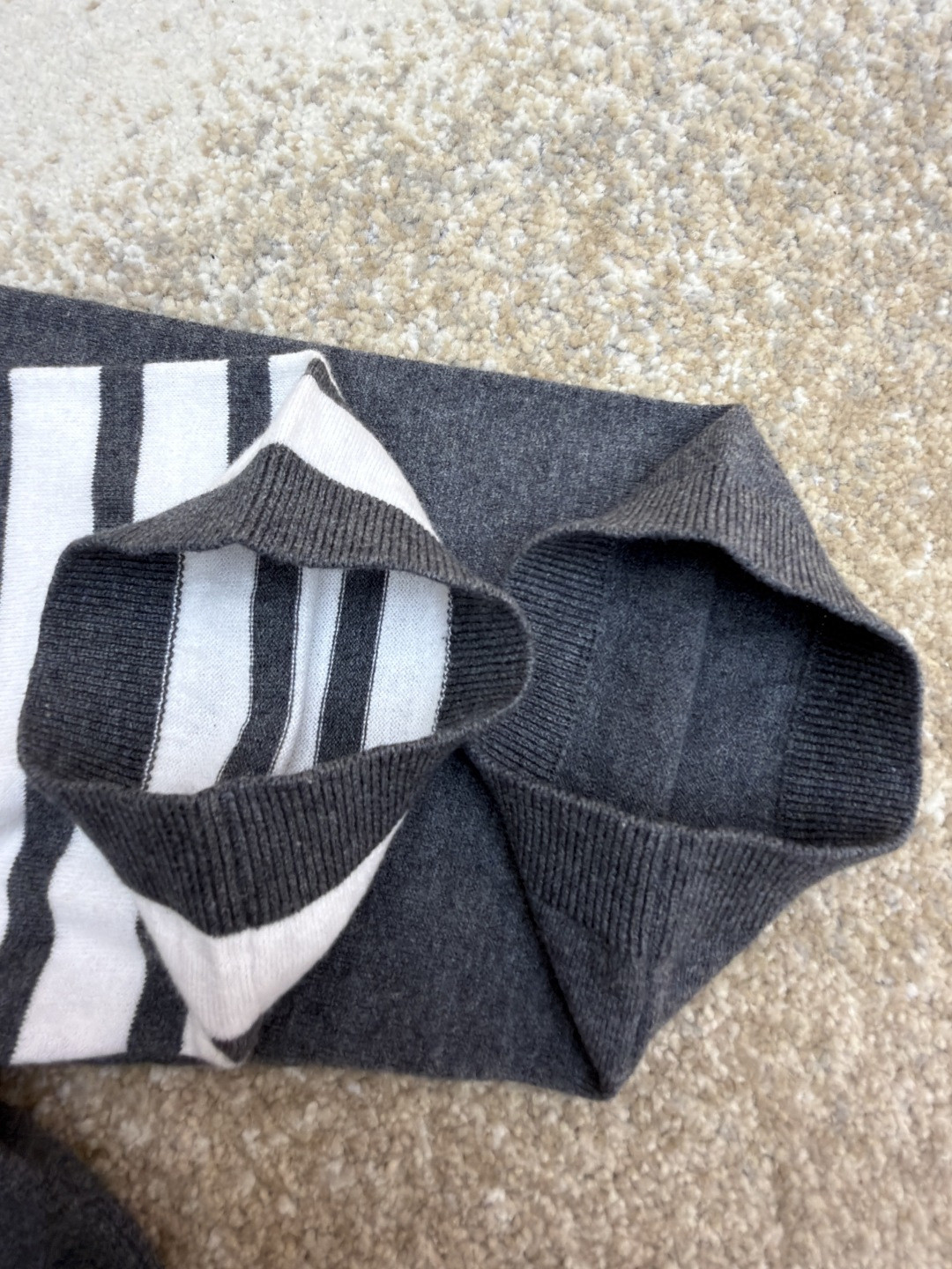 THOM BROWNE 网球拍针织Polo衫 短袖 女款 藏蓝 灰色 A5