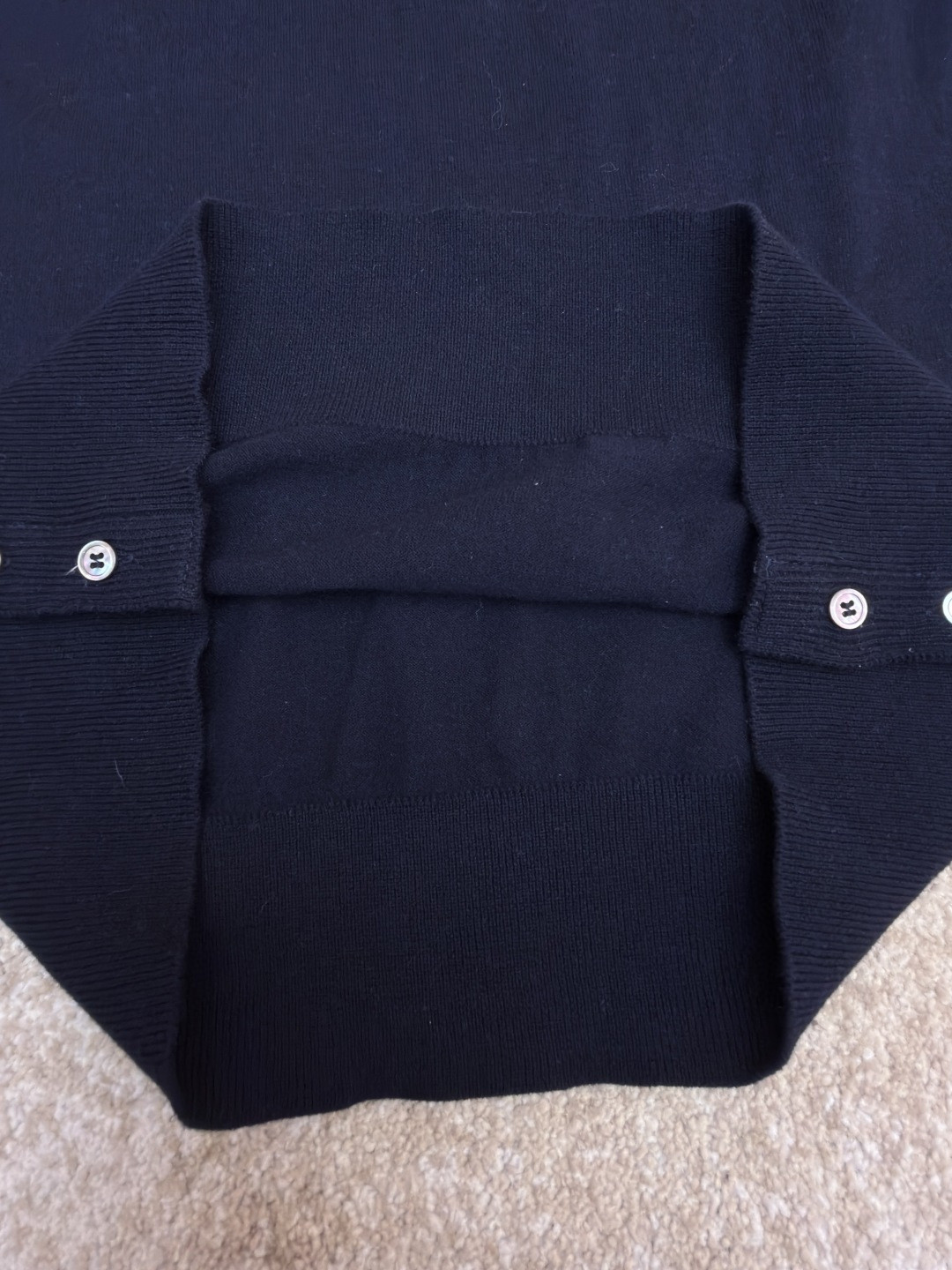 THOM BROWNE 网球拍针织Polo衫 短袖 女款 藏蓝 灰色 A5