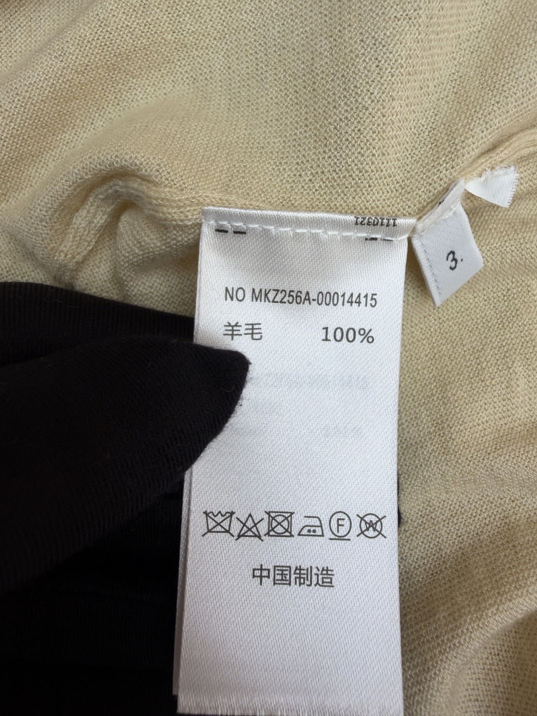 THOM BROWNE 羊毛针织七分袖Polo衫 短袖 女款 藏蓝色 杏色 灰色 B0 FKP053A-Y1014-415