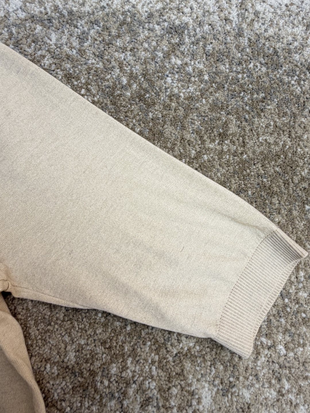 THOM BROWNE 羊毛针织七分袖Polo衫 短袖 女款 藏蓝色 杏色 灰色 B0 FKP053A-Y1014-415