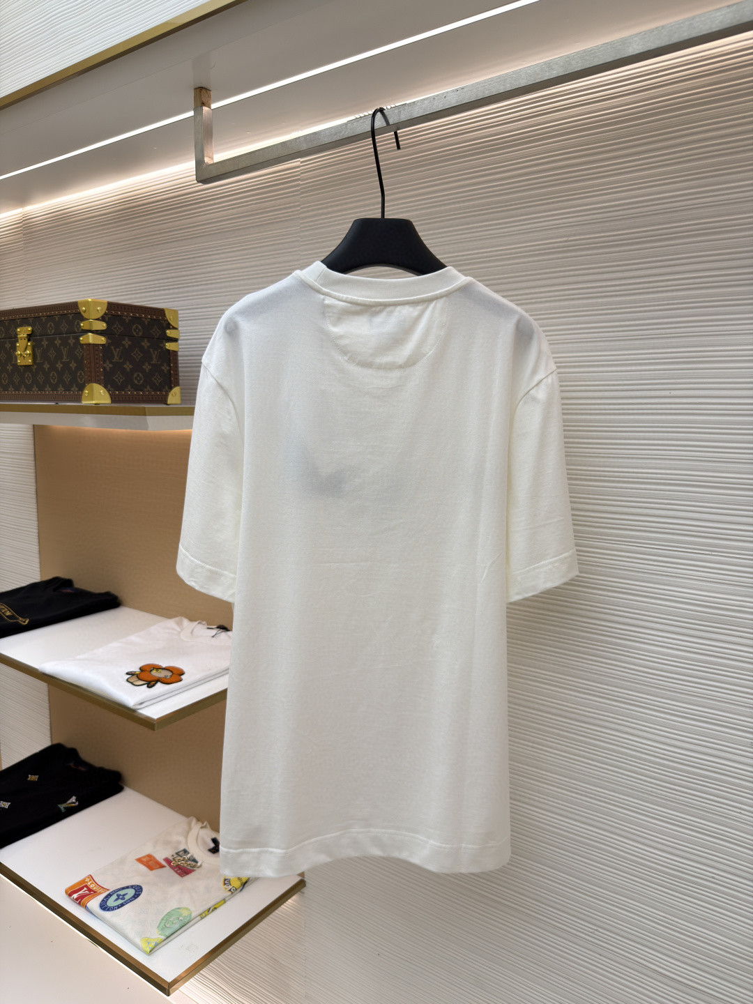 FENDI 芬迪 夏日多色冰淇淋绣花圆领T恤 短袖 套头 夏季 白色 A0 FY0936B05NF0H0G