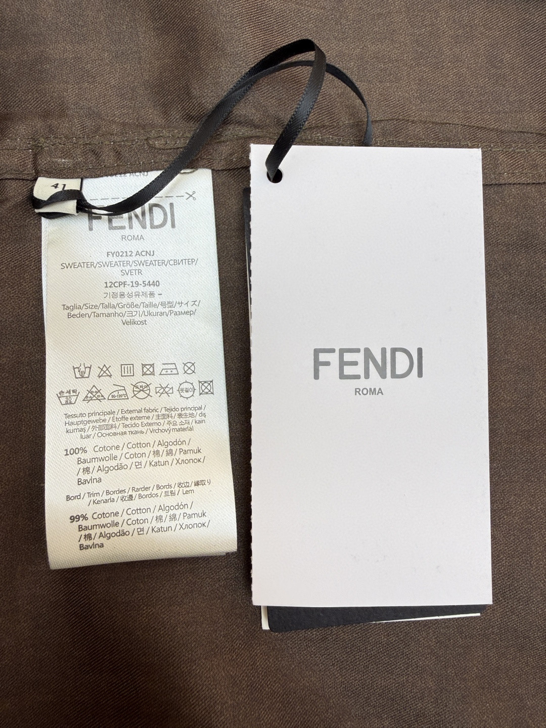 FENDI 芬迪 满印FF衬衫 外套 长袖 黑色 棕色 B0