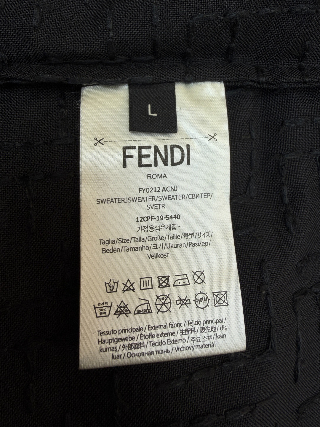 FENDI 芬迪 全幅FF衬衫 短袖 夏季 黑色 B0 FS1317AU6YF0QA1