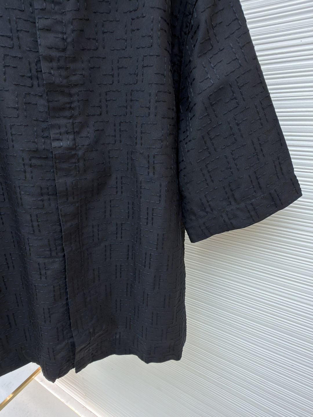FENDI 芬迪 全幅FF衬衫 短袖 夏季 黑色 B0 FS1317AU6YF0QA1