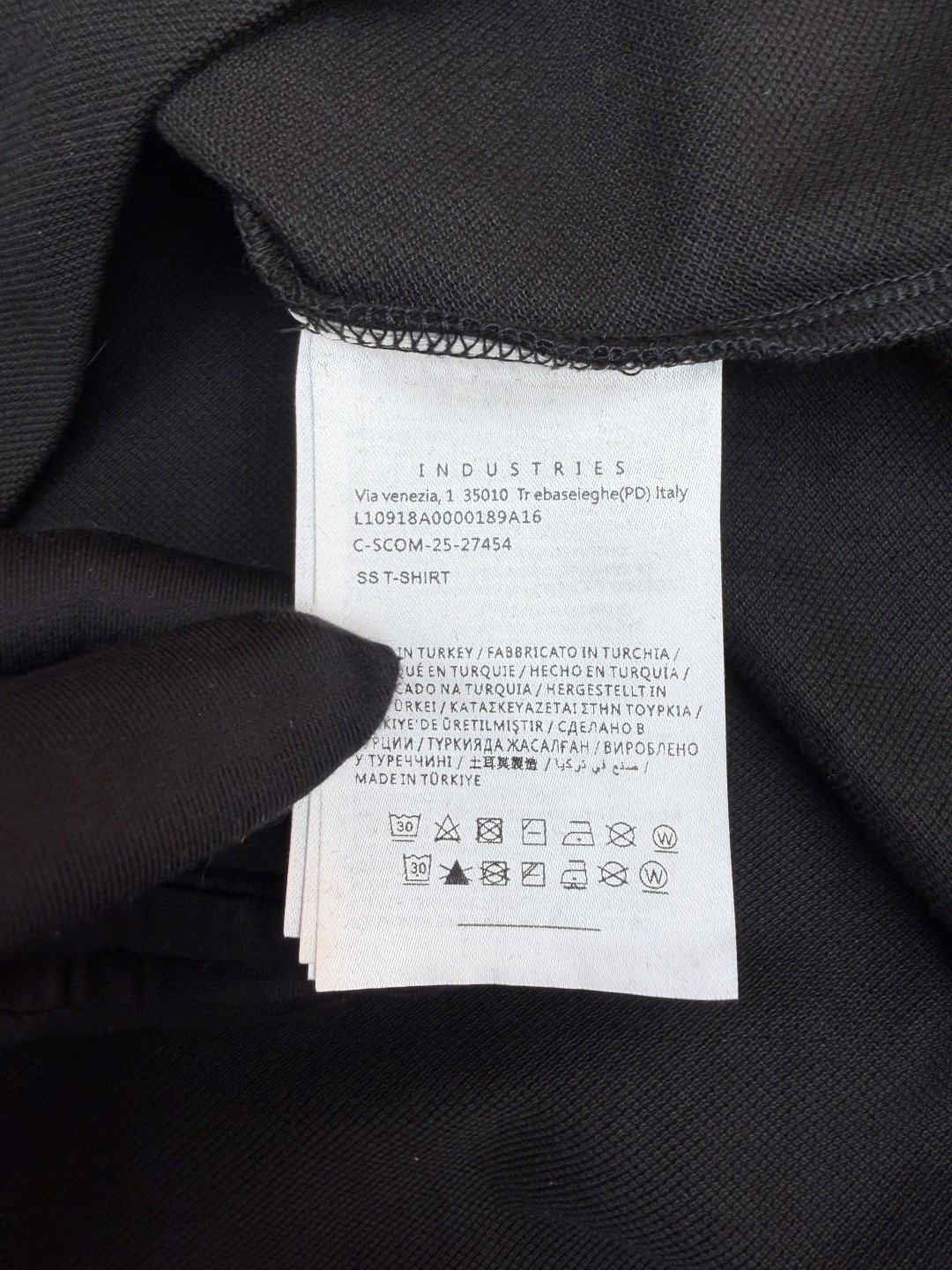 Moncler 蒙口 字母印花标识Polo衫 短袖 T恤 夏季 黑色 A0 L10918A0000989A16999