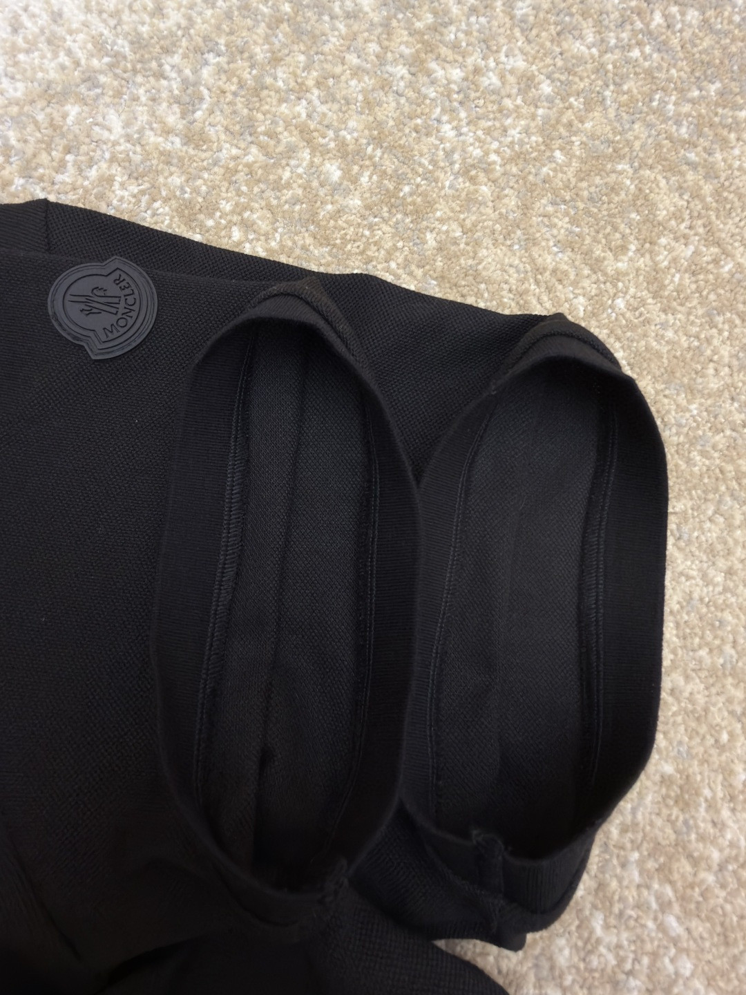 Moncler 蒙口 字母印花标识Polo衫 短袖 T恤 夏季 黑色 A0 L10918A0000989A16999