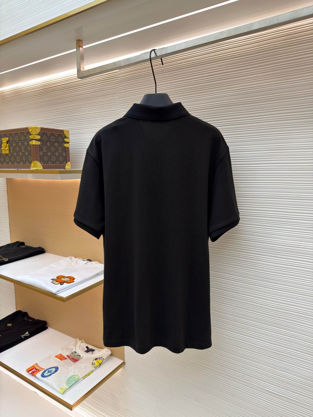 Moncler 蒙口 字母印花标识Polo衫 短袖 T恤 夏季 黑色 A0 L10918A0000989A16999