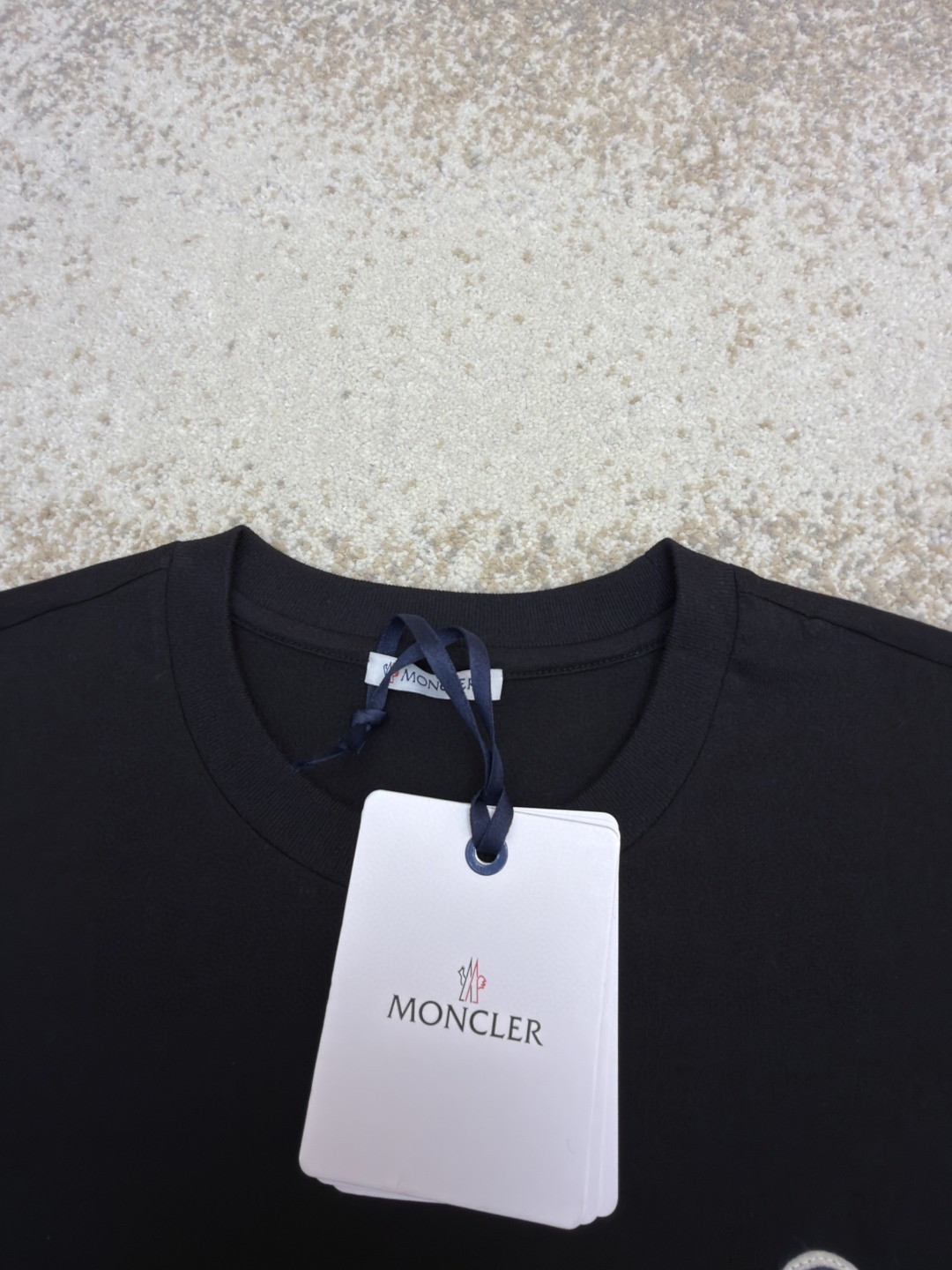 Moncler 蒙口 标识圆领短袖 T恤 夏季 灰色 黑色 A0 8C00026-829H8-3P1