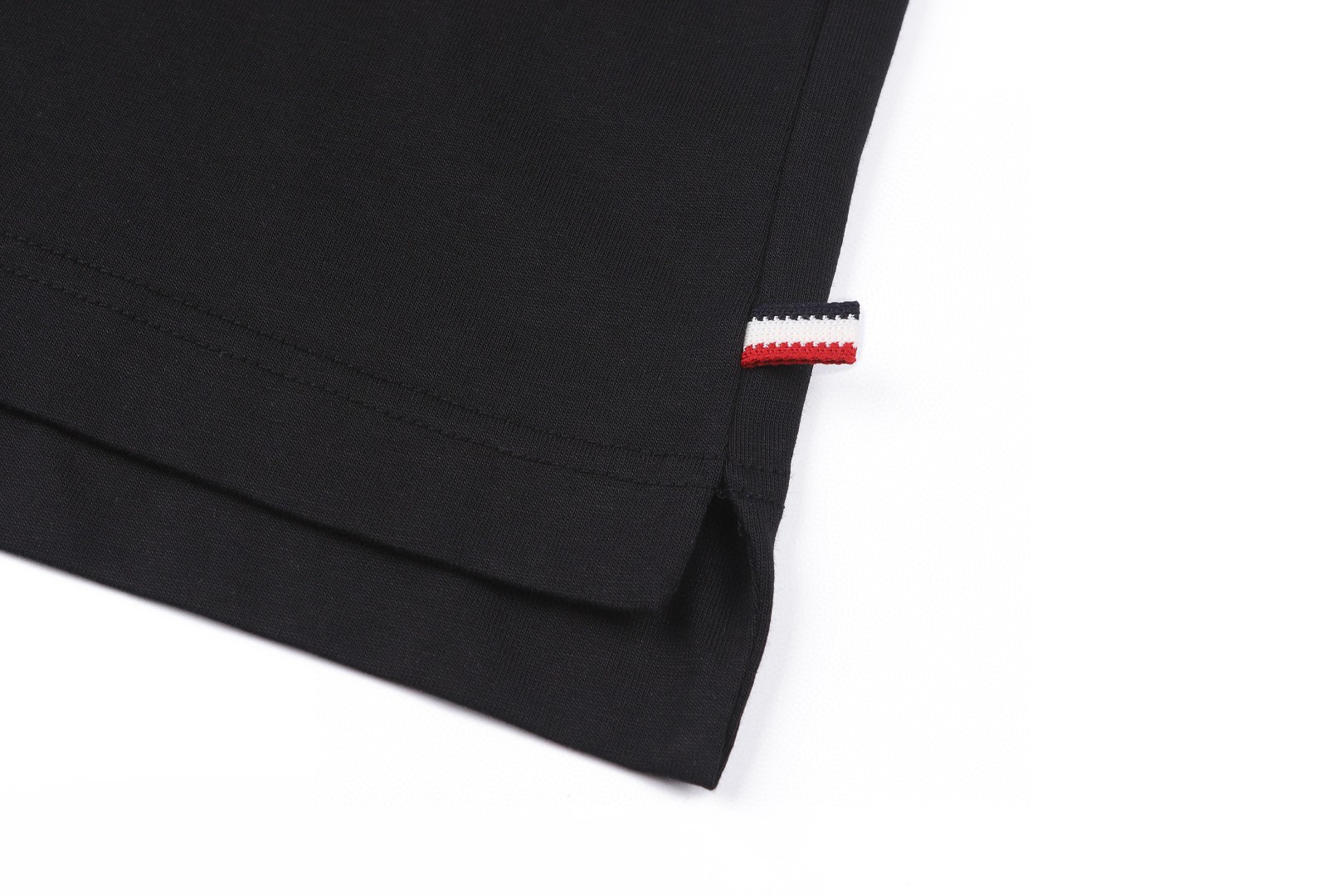 Moncler 蒙口 徽标织带标识圆领短袖 T恤 夏季 白色 黑色 A0 L10978C0001789AW1041