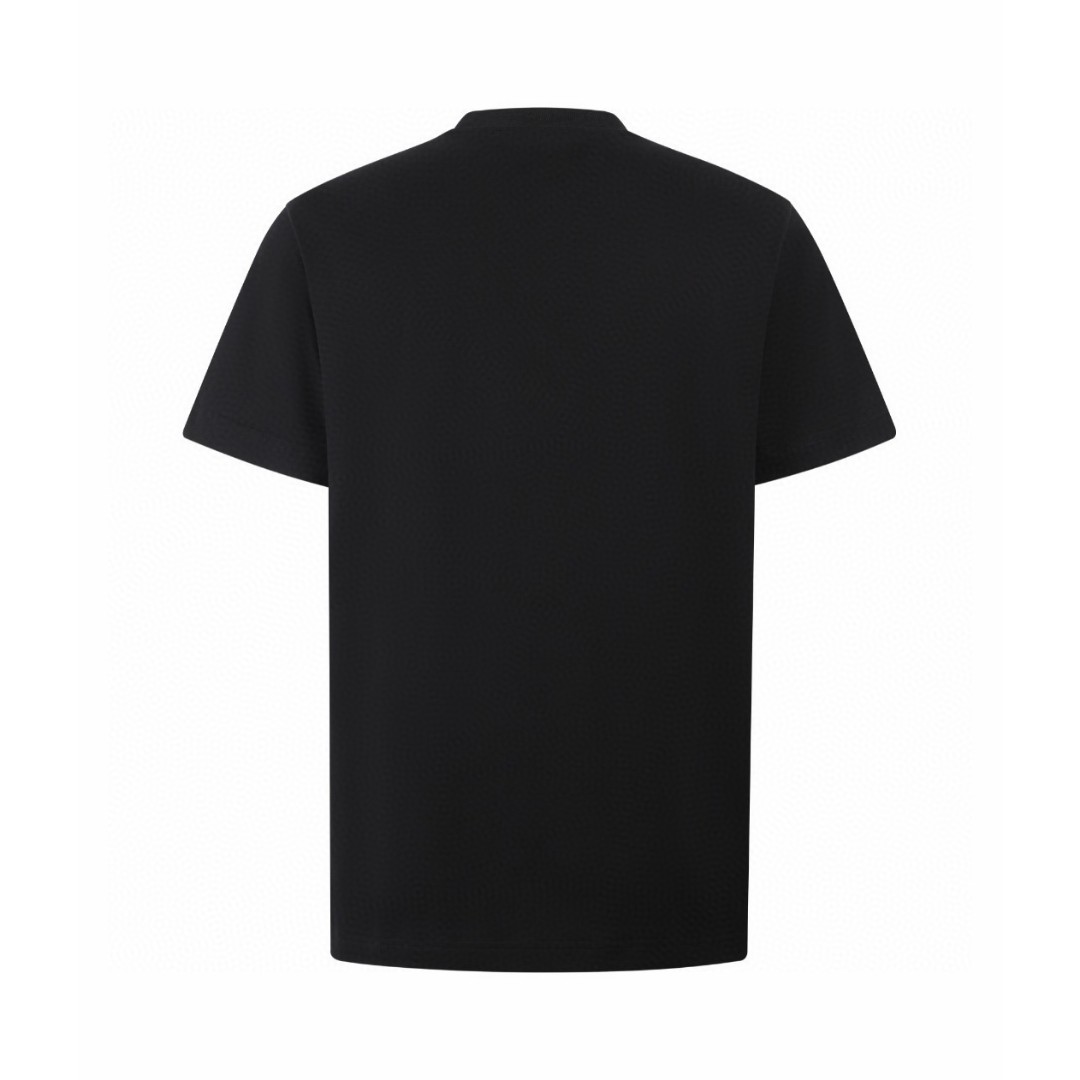 Moncler 蒙口 字母徽章印花圆领短袖 T恤 夏季 白色 黑色 A0 J10918C0004089AJS999