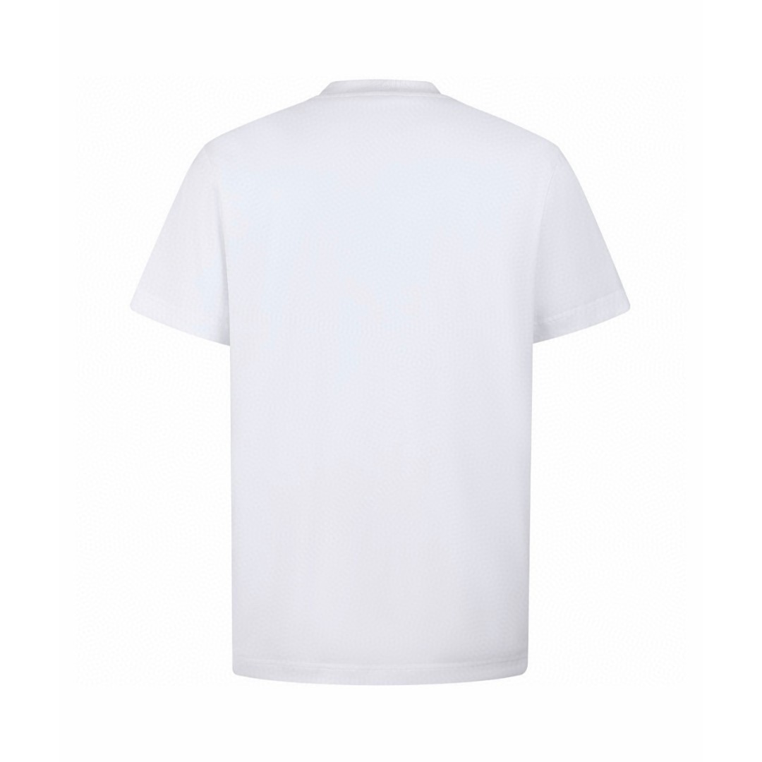 Moncler 蒙口 字母徽章印花圆领短袖 T恤 夏季 白色 黑色 A0 J10918C0004089AJS999