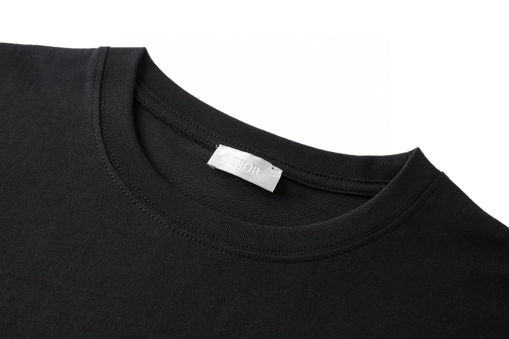 DIOR 迪奥 小蜜蜂刺绣标识圆领短袖 T恤 夏季 白色 黑色 A0 733J603B0677-C089