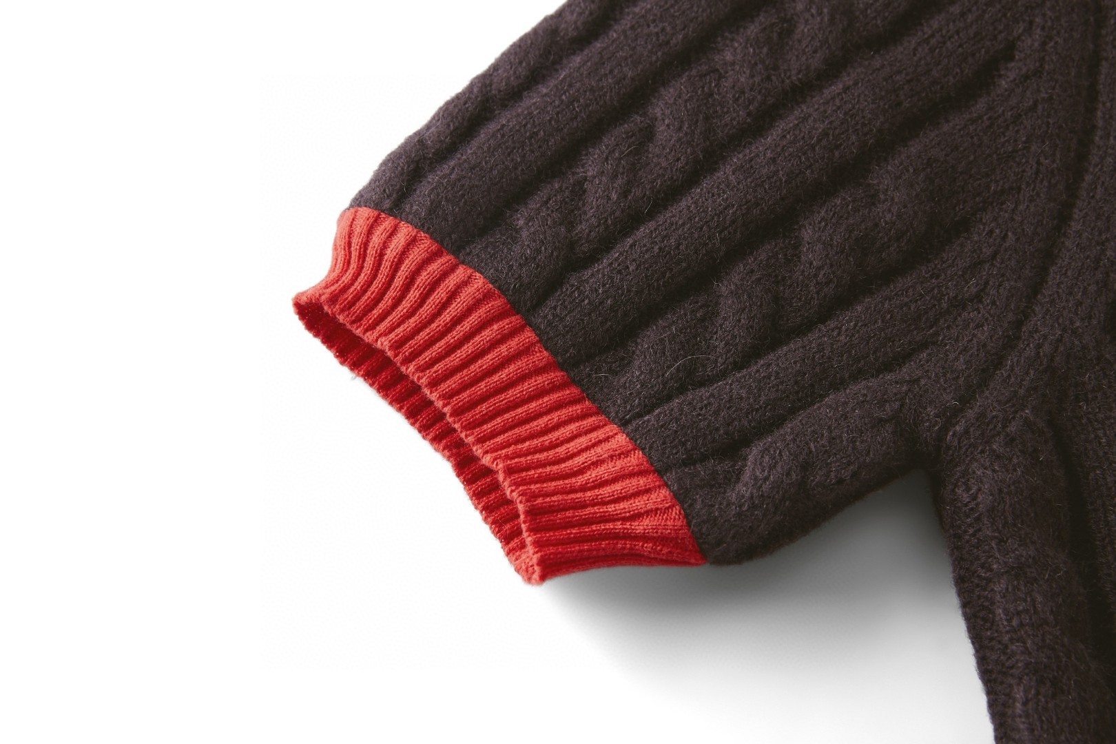 MIU MIU 撞色徽标提花标识针织衫 短袖 女款 棕色 A7 MML02J-18YH-F0K1N-S-OOO