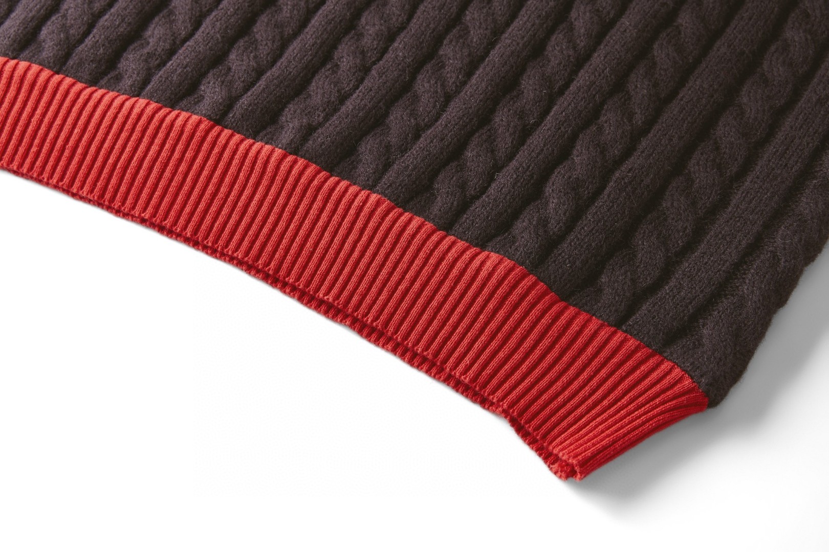 MIU MIU 撞色徽标提花标识针织衫 短袖 女款 棕色 A7 MML02J-18YH-F0K1N-S-OOO