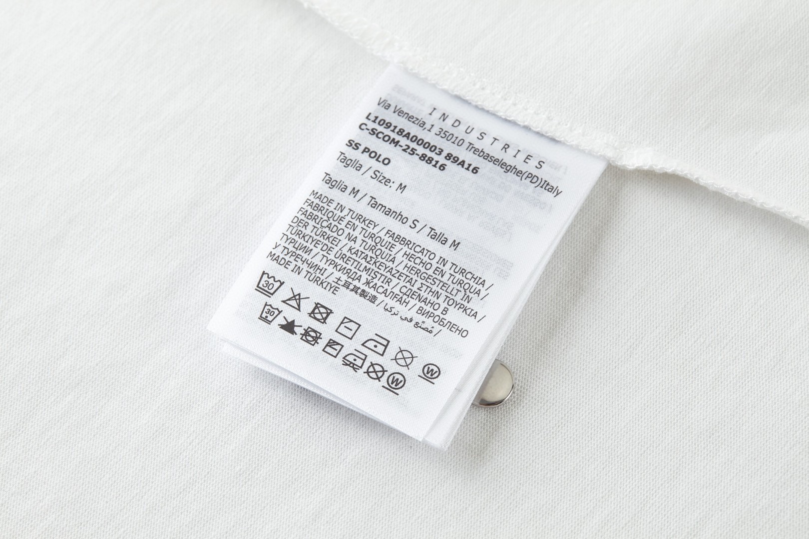 Moncler 蒙口 标识贴片棉质珠地Polo衫 短袖 T恤 夏季 白色 蓝色 A2 H209Y8C00001M2780001