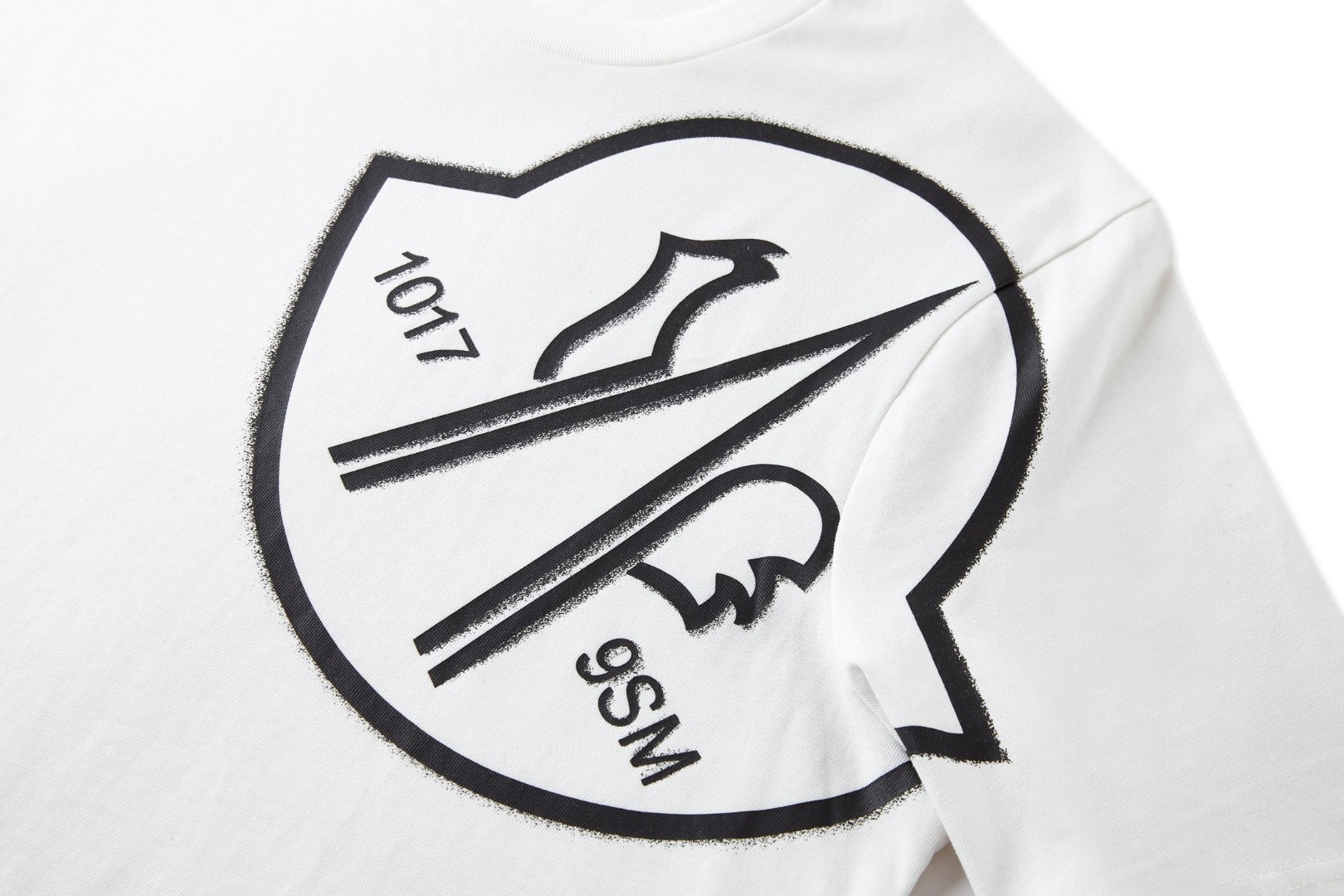 Moncler 蒙口 标识贴片棉质珠地Polo衫 短袖 T恤 夏季 白色 蓝色 A2 H209Y8C00001M2780001