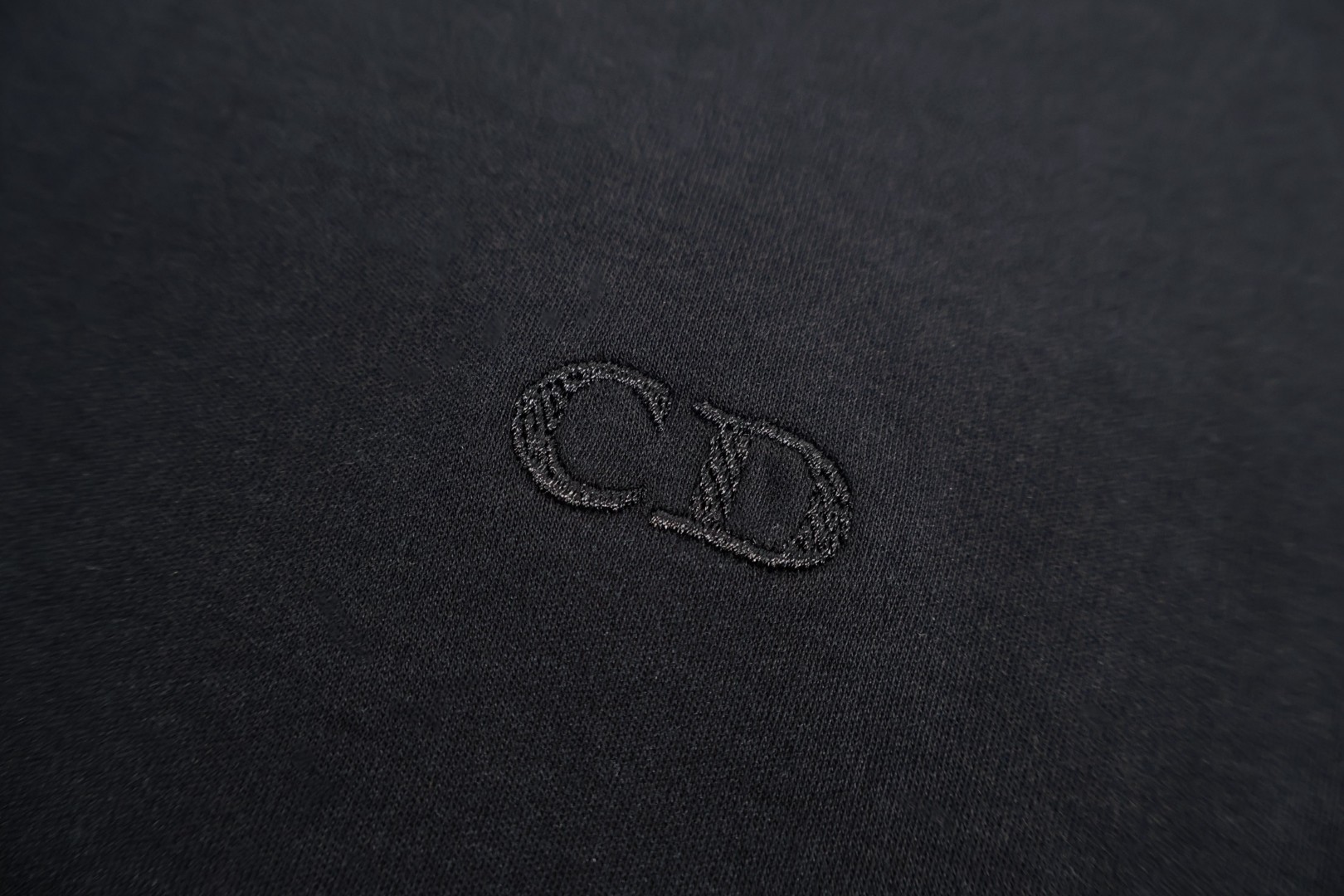 DIOR 迪奥 刺绣logo平纹圆领短袖 T恤 夏季 白色 黑色 A0