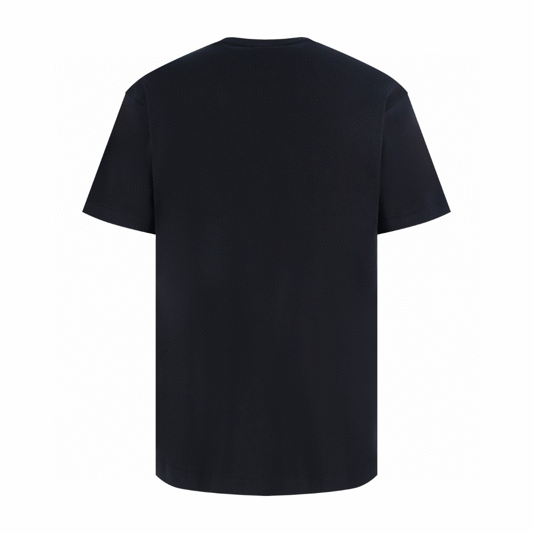 DIOR 迪奥 刺绣logo平纹圆领短袖 T恤 夏季 白色 黑色 A0