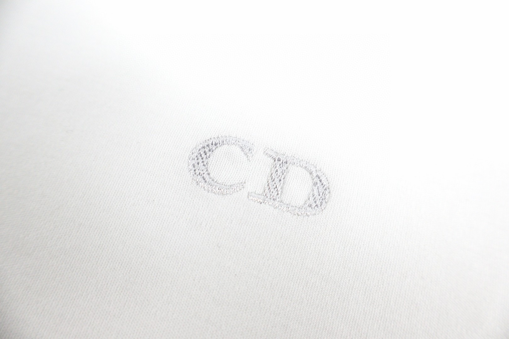 DIOR 迪奥 刺绣logo平纹圆领短袖 T恤 夏季 白色 黑色 A0