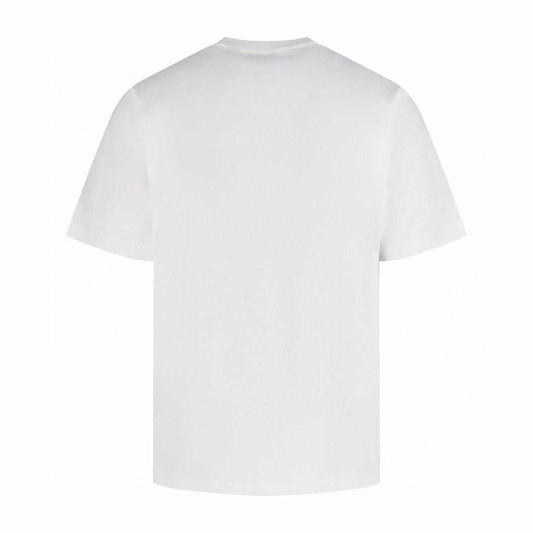 Burberry 巴宝莉 沙滩躺椅格纹元素圆领Tee 短袖 T恤 白色 黑色 A0 81234831