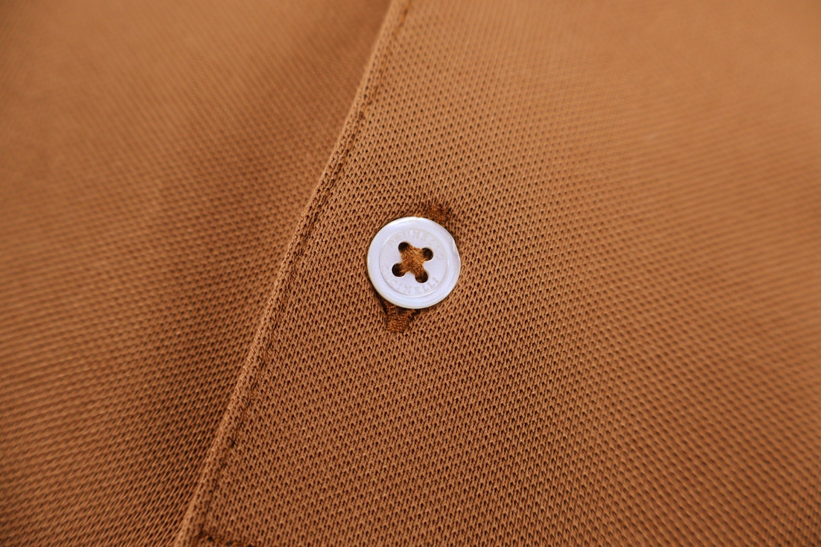 Loro Piana LP 标识刺绣Polo衫 短袖 夏季 白色 绿色 棕色 A2 