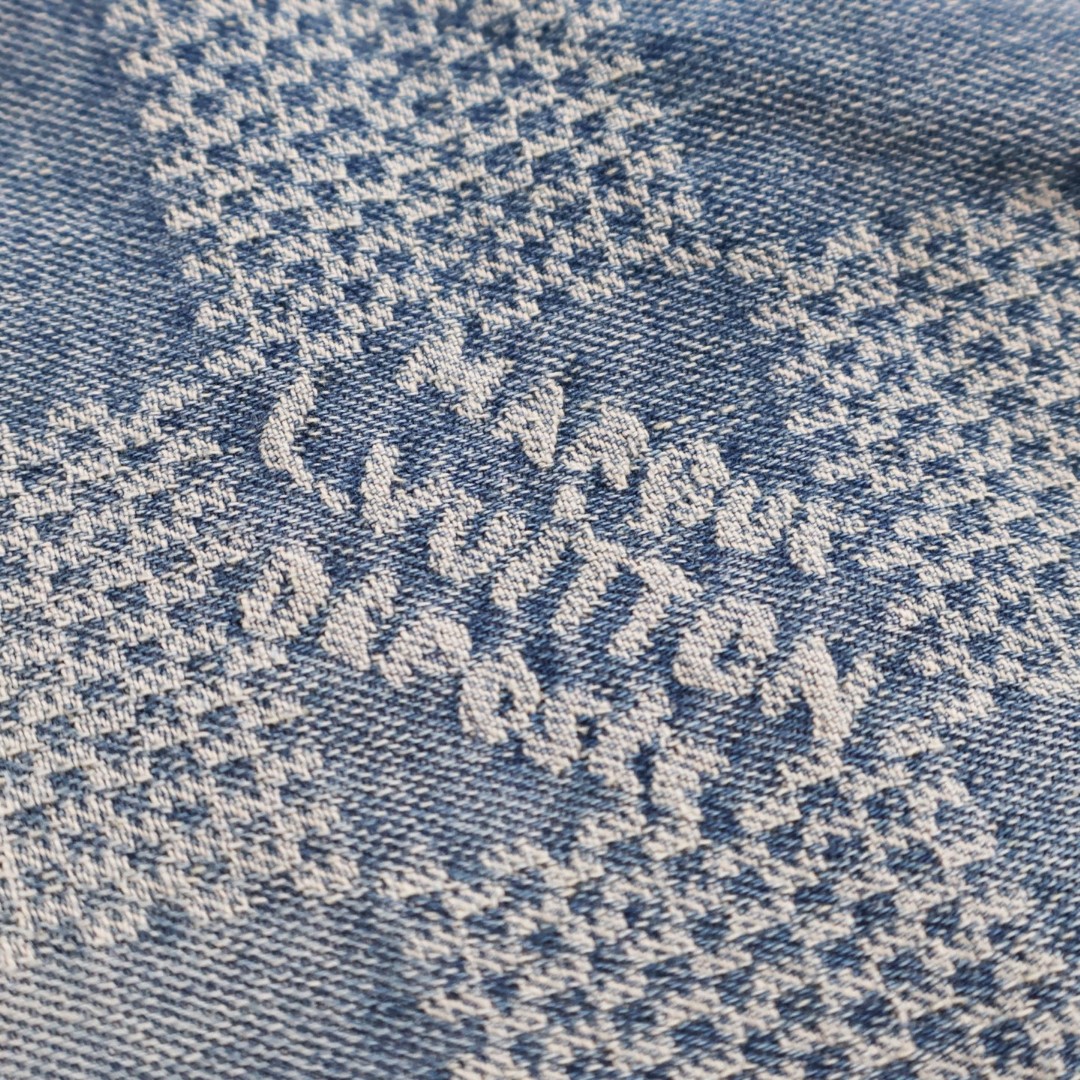 LOUIS VUITTON 路易威登 棋盘格牛仔短裤 休闲裤 裤子 蓝色 B0 1AHVDS