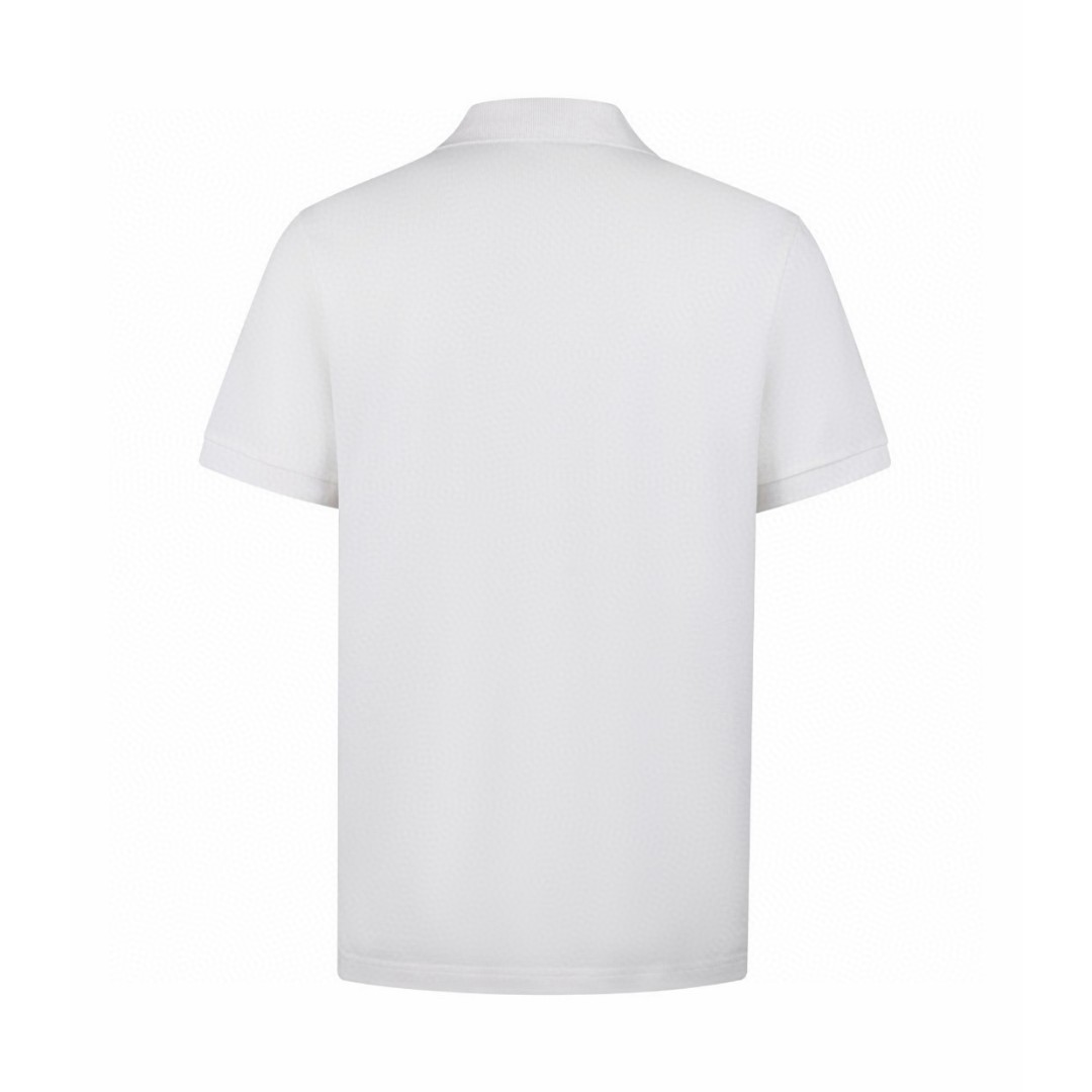 Moncler 蒙口 侧面边饰徽标纽扣Polo衫 短袖 T恤 夏季 白色 A2 K10918A0002689A16034