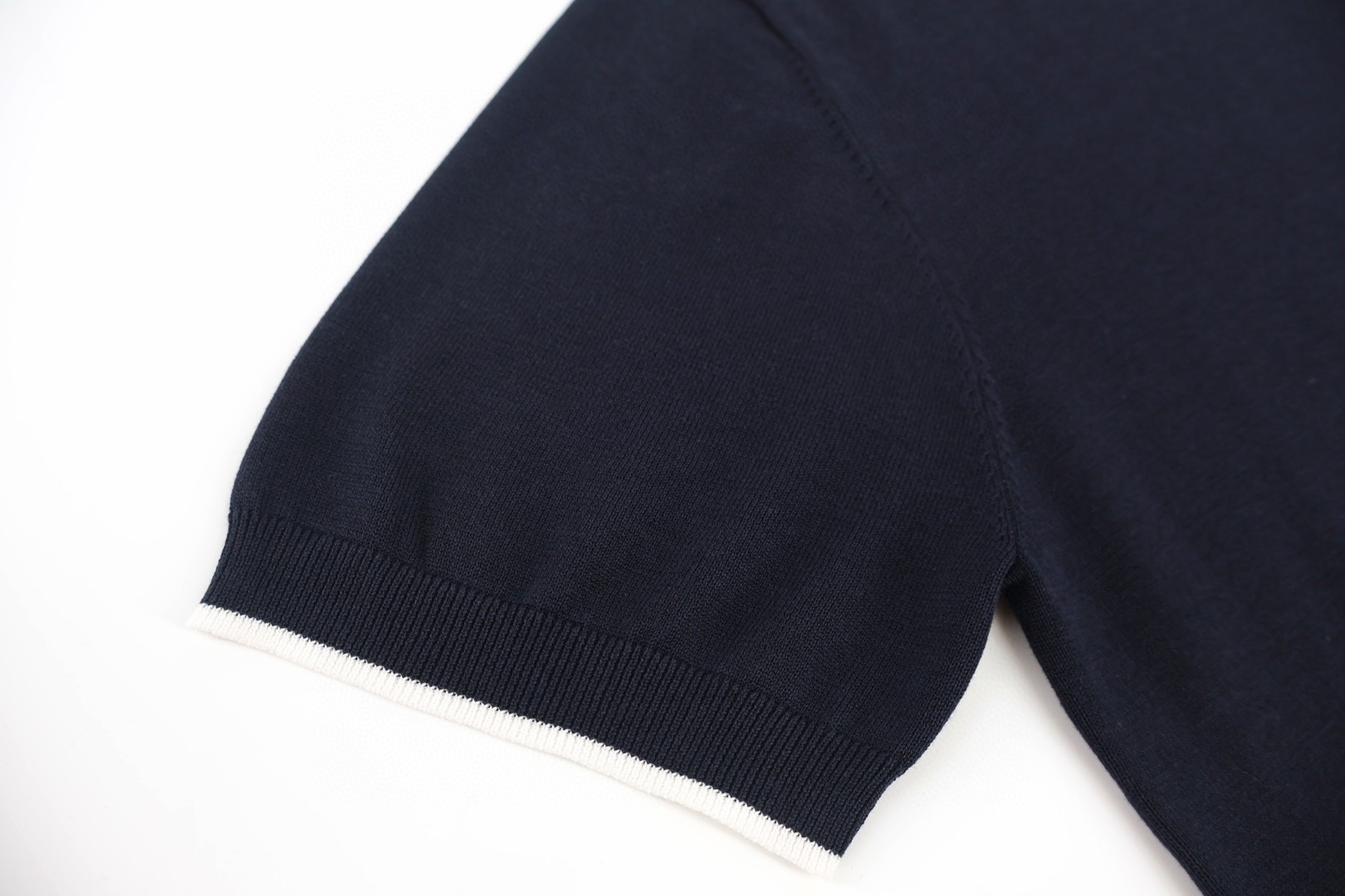 ]PRADA 普拉达 提花针织衫 短袖 T恤 蓝色 B0 