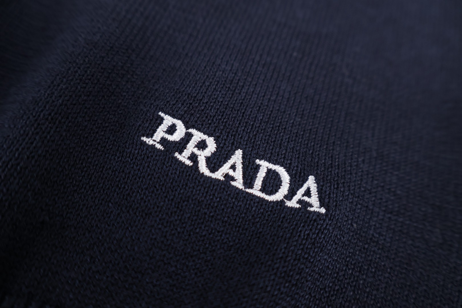]PRADA 普拉达 提花针织衫 短袖 T恤 蓝色 B0 