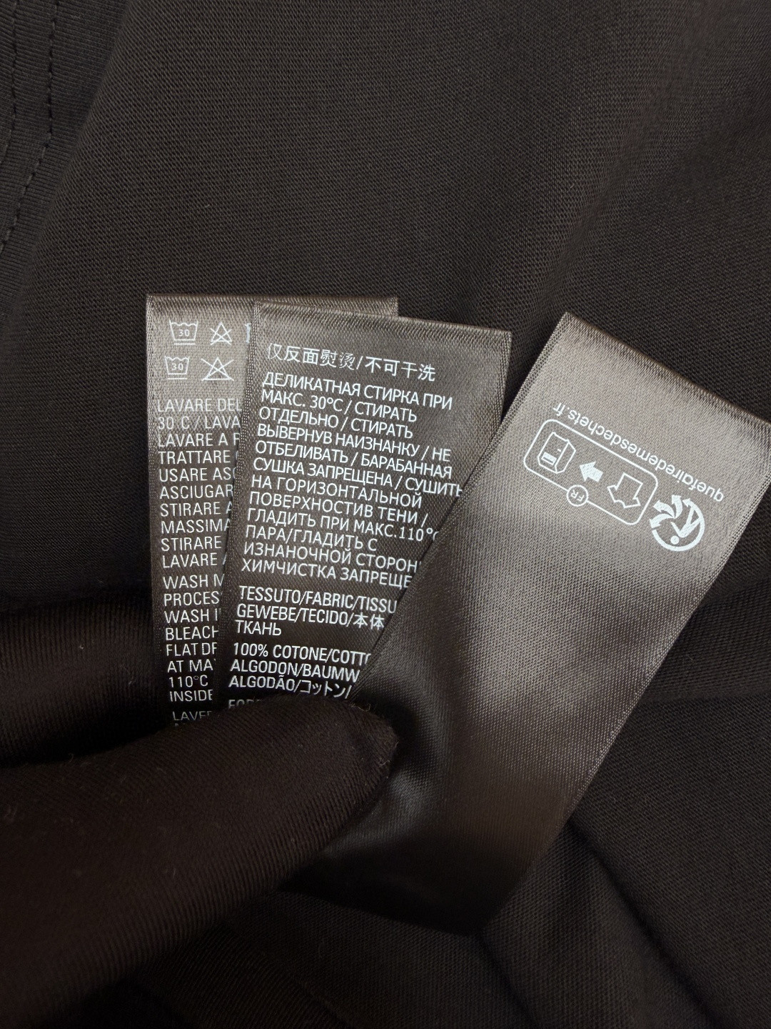 Balenciaga 巴黎世家 墨镜印花短袖 T恤 圆领 夏季 黑色 A0 