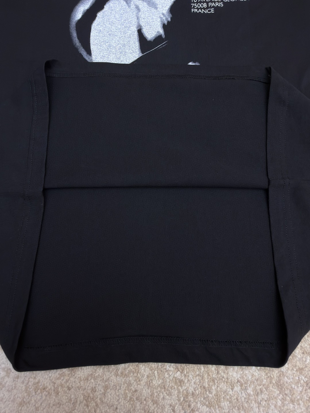 Balenciaga 巴黎世家 墨镜印花短袖 T恤 圆领 夏季 黑色 A0 