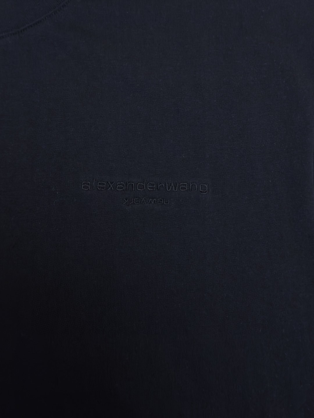 Alexander Wang 亚历山大王 徽标刺绣坎肩背心 T恤 白色 黑色 A0 6CC3251105100