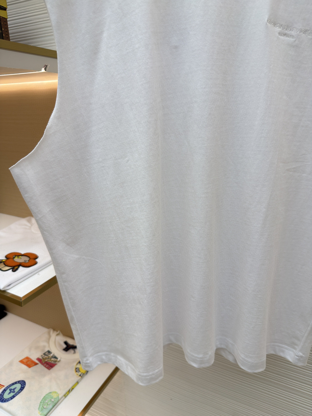 Alexander Wang 亚历山大王 徽标刺绣坎肩背心 T恤 白色 黑色 A0 6CC3251105100