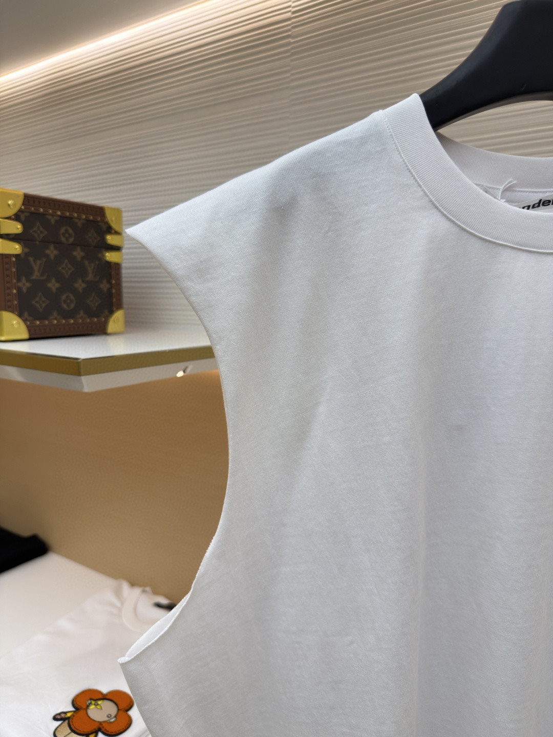 Alexander Wang 亚历山大王 徽标刺绣坎肩背心 T恤 白色 黑色 A0 6CC3251105100