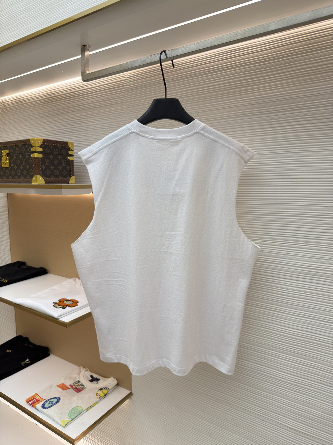 Alexander Wang 亚历山大王 徽标刺绣坎肩背心 T恤 白色 黑色 A0 6CC3251105100