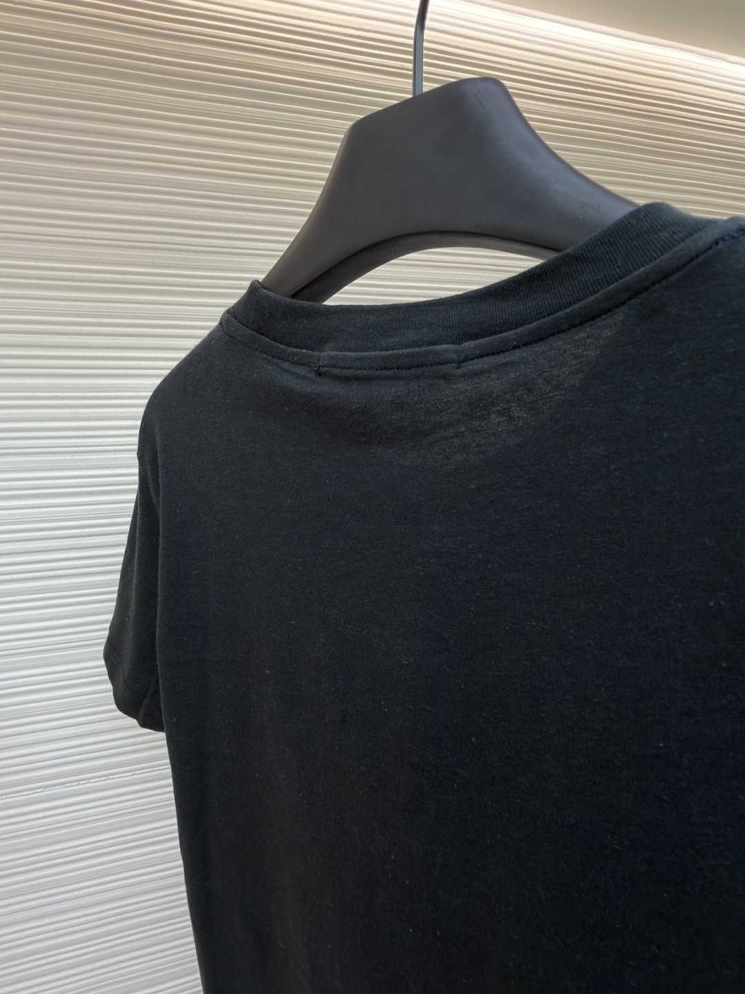 Acne Studios 1996泥染水洗做旧修身圆领T恤 短袖 白色 黑色 女款 A0 