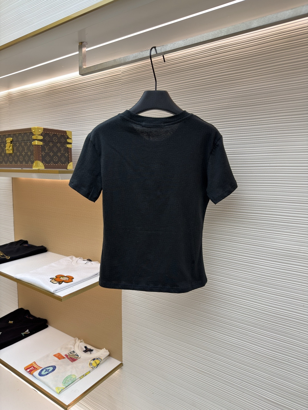 Acne Studios 1996泥染水洗做旧修身圆领T恤 短袖 白色 黑色 女款 A0 