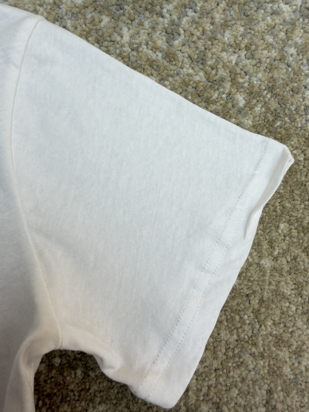 Acne Studios 1996泥染水洗做旧修身圆领T恤 短袖 白色 黑色 女款 A0 